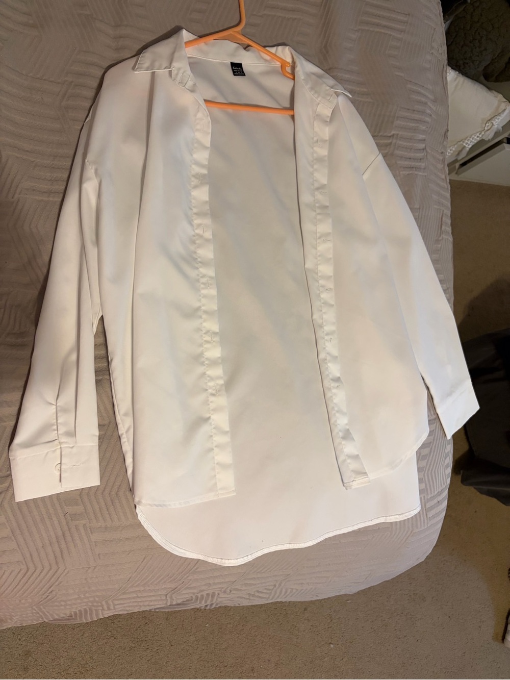 Classic White Button-Down Shirt